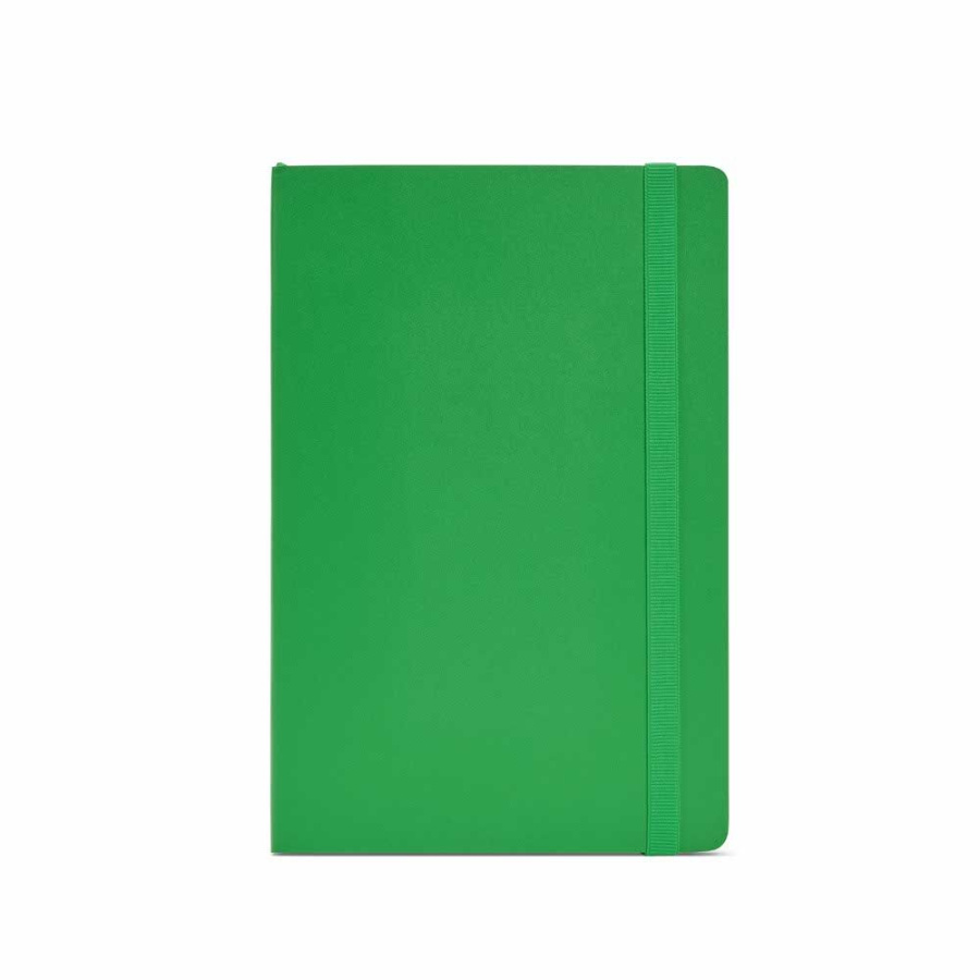 Блокнот Flaubert A5 в мягкой обложке из полиэстера rPU. Плотность бумаги 70 г/м², сертифицирован FSC®, 160 страниц.: Крышка