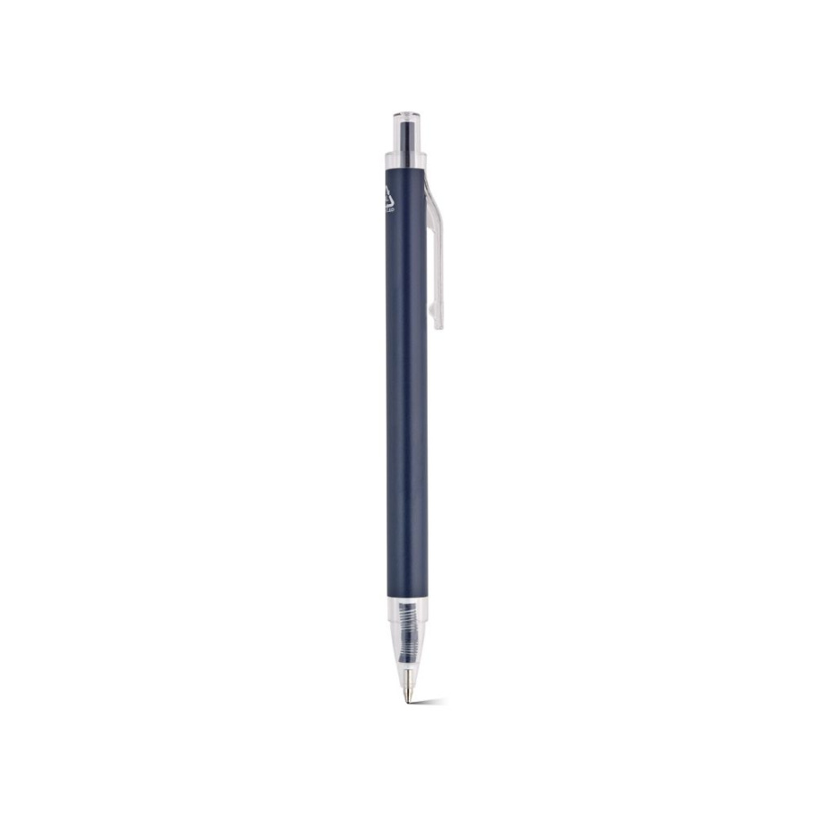 Shakespeare Kugelschreiber recy. Aluminium & PET, blau, Dokumental®-Tinte 0,5km: Laufseite 1