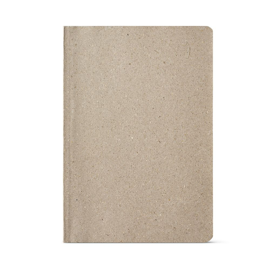 Poe A5 Notebook Flax cover. 80gsm recycled 196 pages: Cover