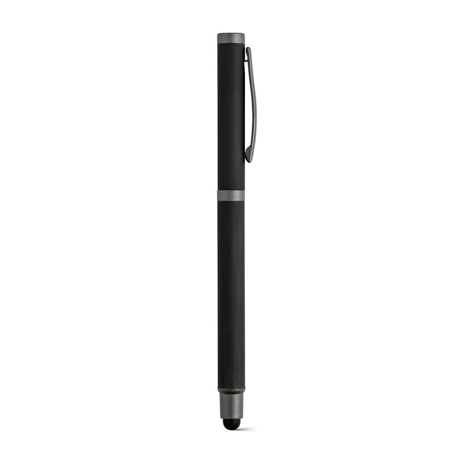 Woolf Pen taaskasutatud roostevaba teras puuteotsaga. Must 1km Dokumental® tint: Ülemine külg 1