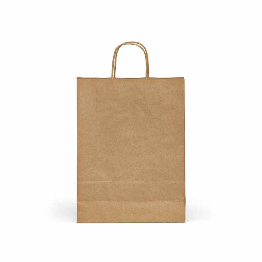 Vesuvio S Brown Recycled FSC® Kraft Bag. 115gsm. Made in Portugal: Front