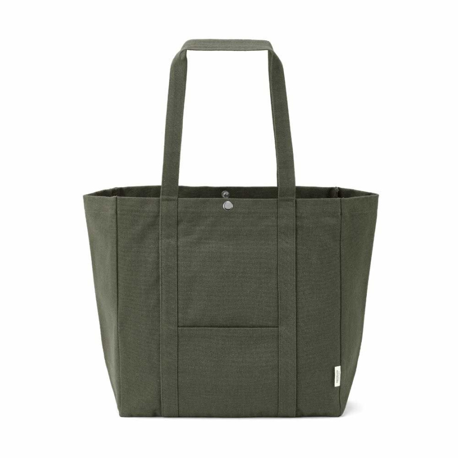 Damavand Shoppingväska rCotton 360gsm. Tryckknappsstängning: Ficka