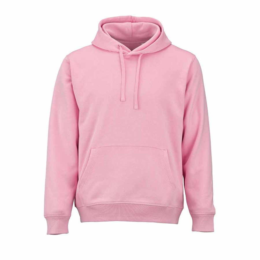 Bondi Unisex Kapuzenpullover. Bio-Baumwolle und rPET. 300g/m²: Vorne links