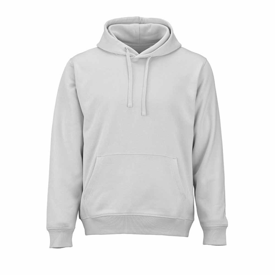 Bondi Unisex Kapuzenpullover. Bio-Baumwolle und rPET. 300g/m²: Vorne links