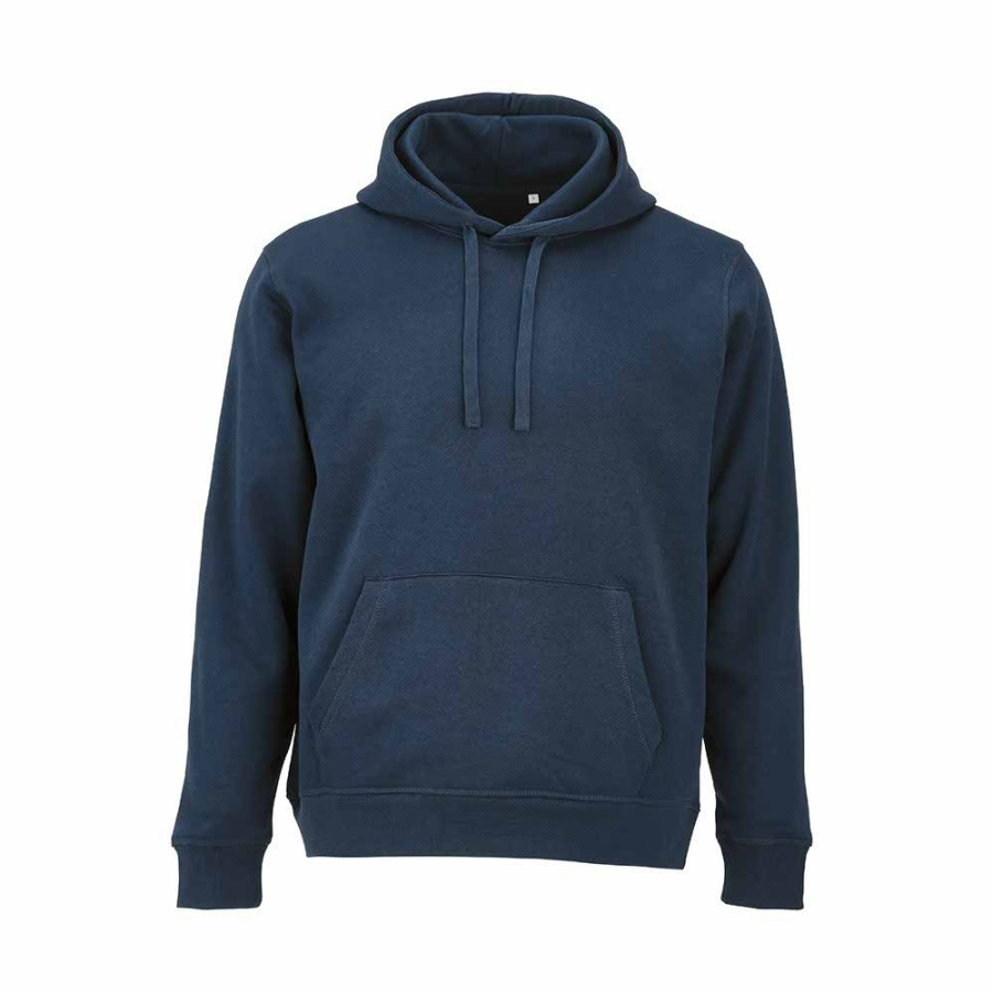 Bondi Unisex Kapuzenpullover. Bio-Baumwolle und rPET. 300g/m²: Vorne links