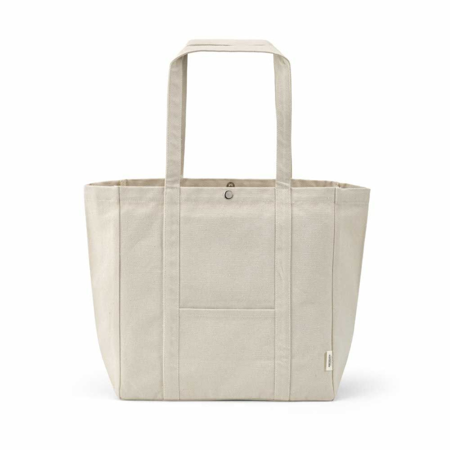 Damavand Shoppingväska rCotton 360gsm. Tryckknappsstängning: Ficka