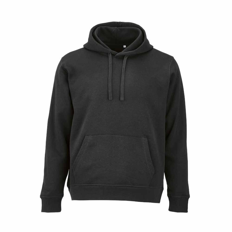 Bondi Unisex Kapuzenpullover. Bio-Baumwolle und rPET. 300g/m²: Vorne links
