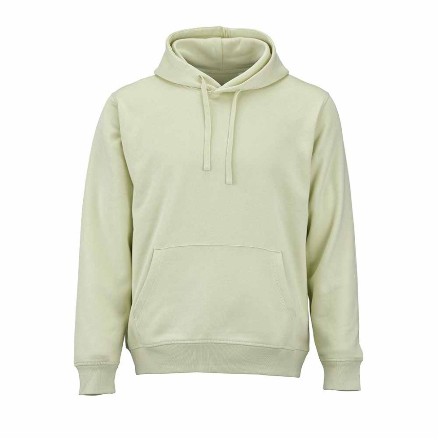 Bondi Unisex Kapuzenpullover. Bio-Baumwolle und rPET. 300g/m²: Vorne links