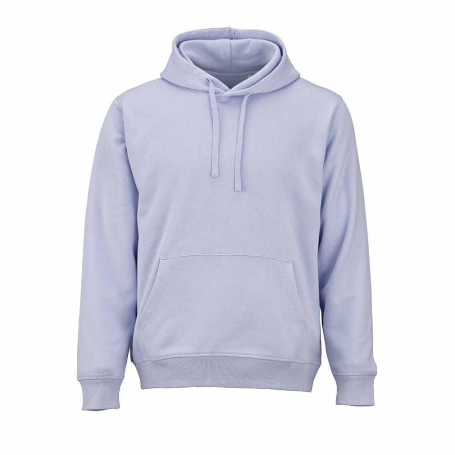 Bondi Unisex Kapuzenpullover. Bio-Baumwolle und rPET. 300g/m²: Vorne links