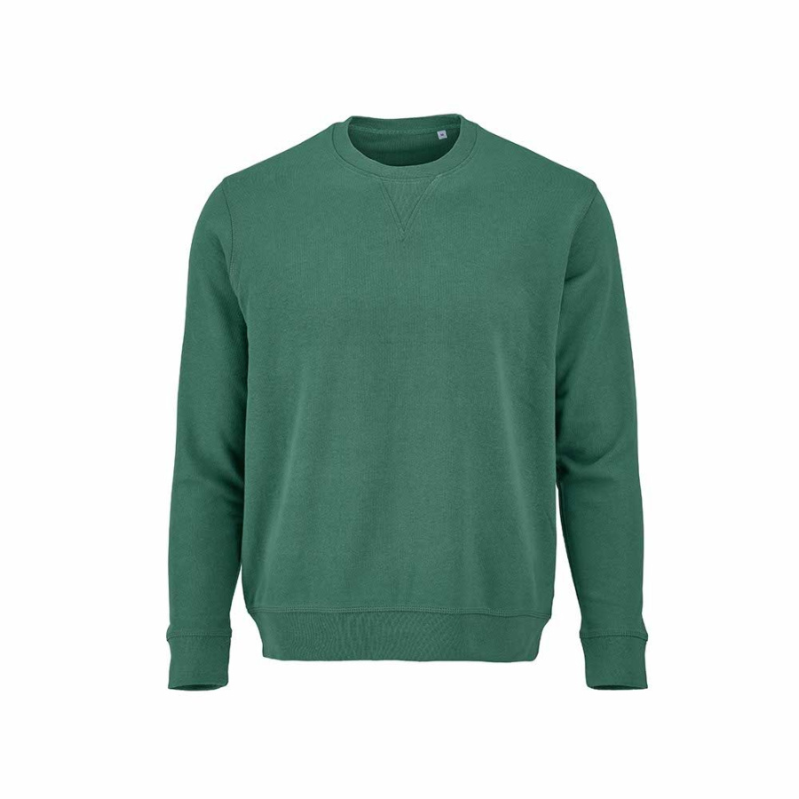 Capri sweatshirt i french terry med rund hals. 100 % ekologisk bomull. 300g/m²: Främre vänster sida