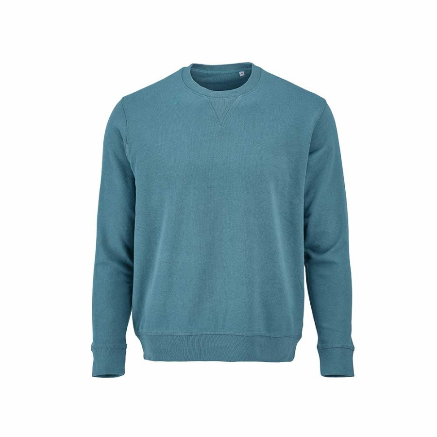 Capri sweatshirt i french terry med rund hals. 100 % ekologisk bomull. 300g/m²: Främre vänster sida