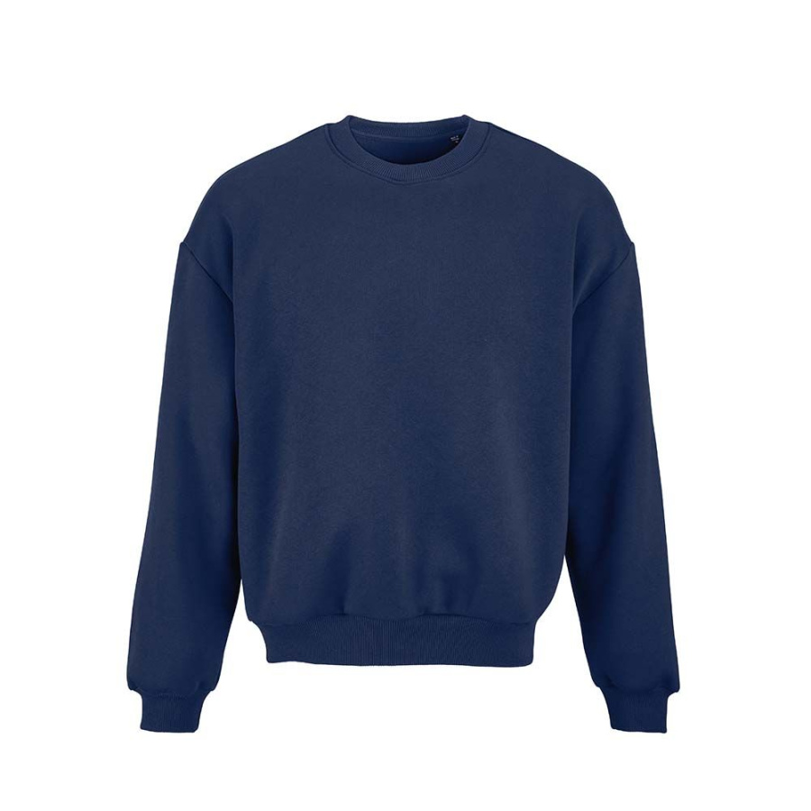 Whitehaven Oversized Sweatshirt. Bio-Baumwolle, recy. Baumwolle und rPET: Vorne links
