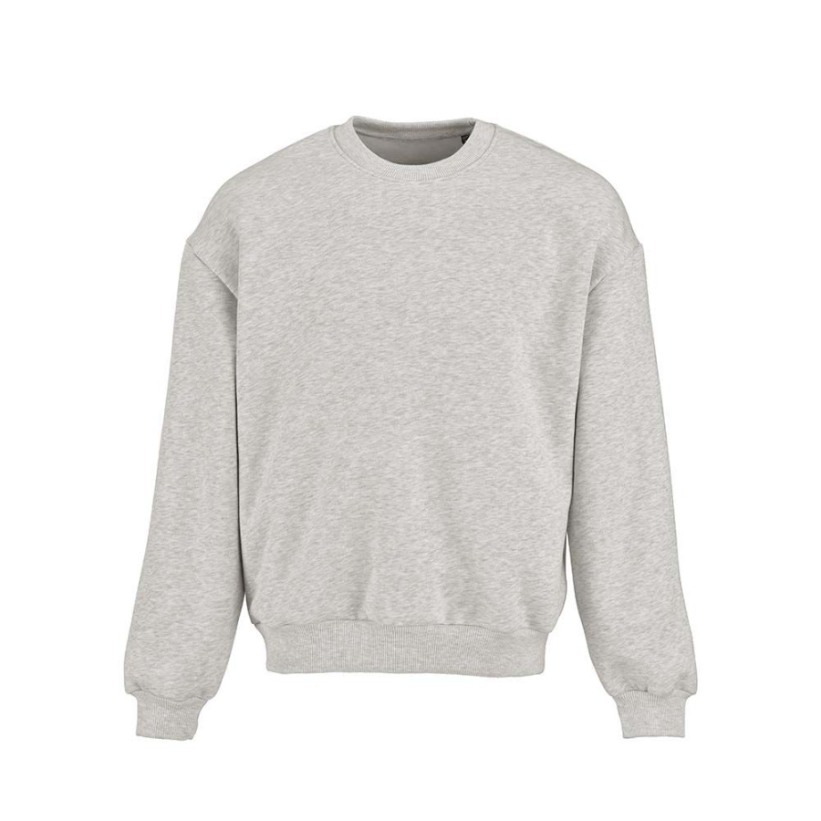 Whitehaven Oversized Sweatshirt. Bio-Baumwolle, recy. Baumwolle und rPET: Vorne links