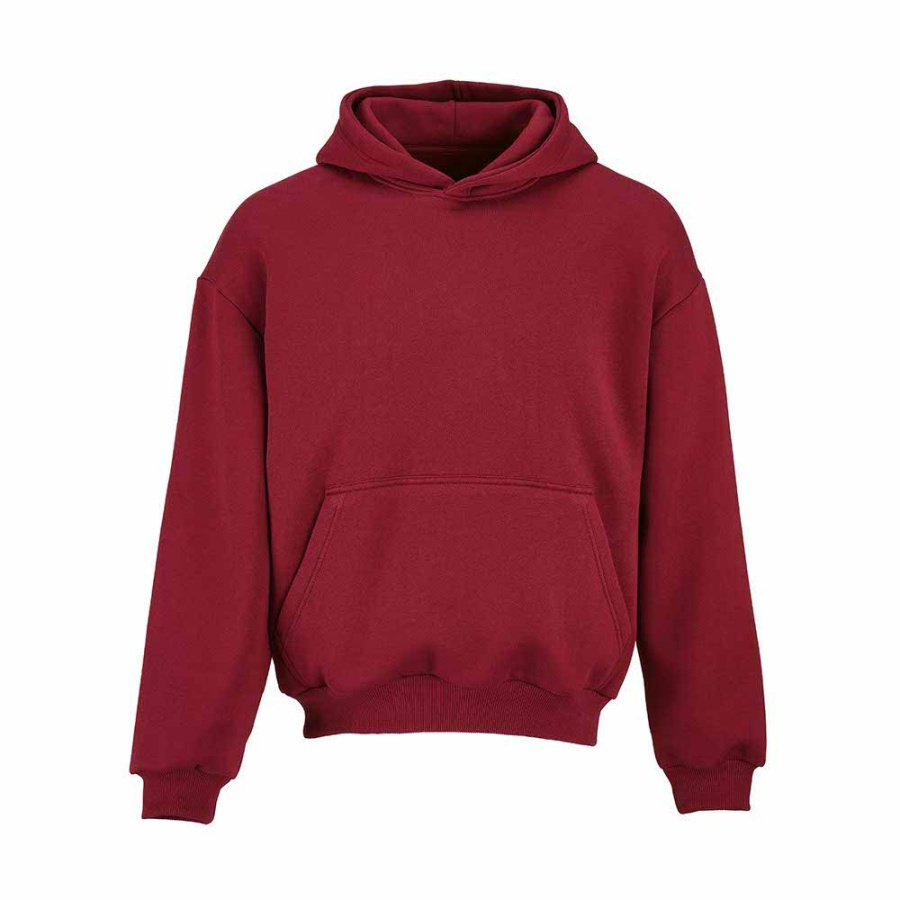 Ericeira Oversized Kapuzenpullover. Bio-Baumwolle, recy. Baumwolle und rPET: Vorne links