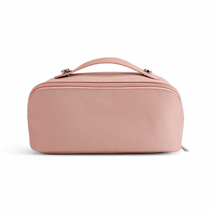 Macao Toiletry Bag 3.5L rLeather with zipper and handle: Front