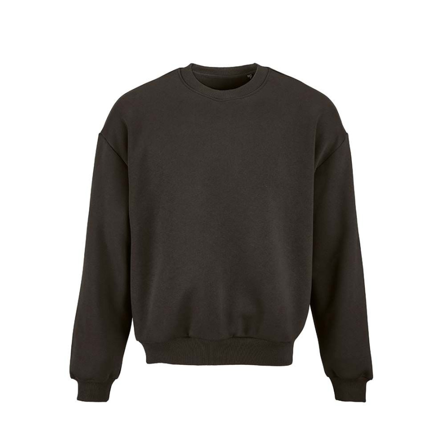 Whitehaven Oversized Sweatshirt. Bio-Baumwolle, recy. Baumwolle und rPET: Vorne links