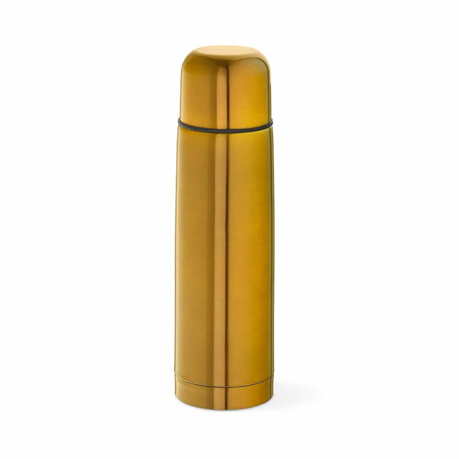 Danube Thermos recy.Edelstahl, 500ml. Mit 1 Becher: Thermosflasche
