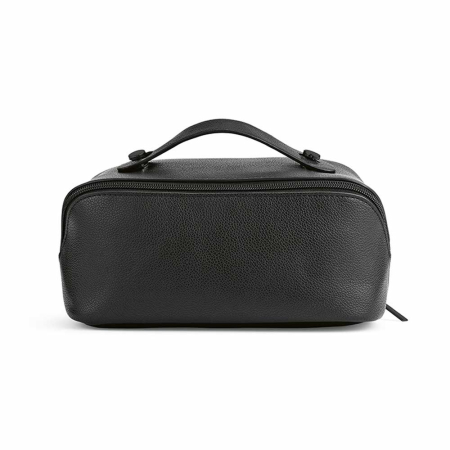 Macao Toiletry Bag 3.5L rLeather with zipper and handle: Front