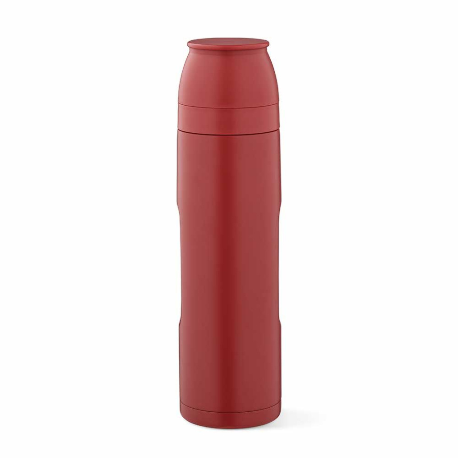 Flinders Thermos recy.Edelstahl, 1080 ml. Mit 2 Bechern und Karabiner: Front