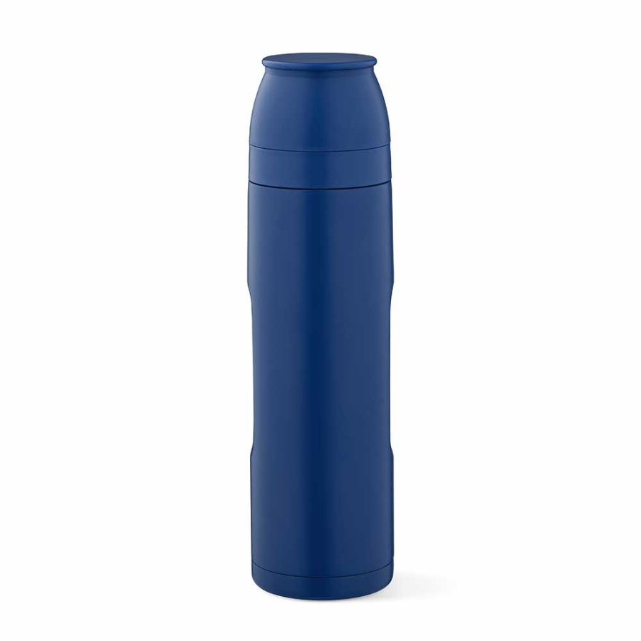 Flinders Thermos recy.Edelstahl, 1080 ml. Mit 2 Bechern und Karabiner: Front