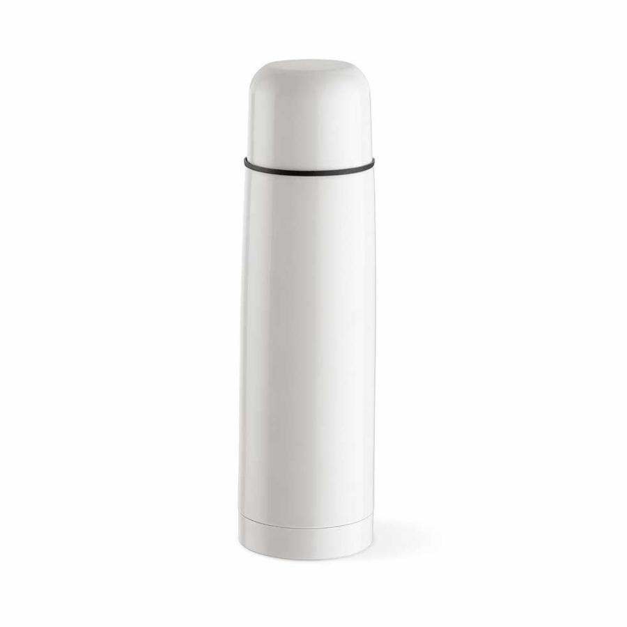 Danube Thermos recy.Edelstahl, 500ml. Mit 1 Becher: Thermosflasche