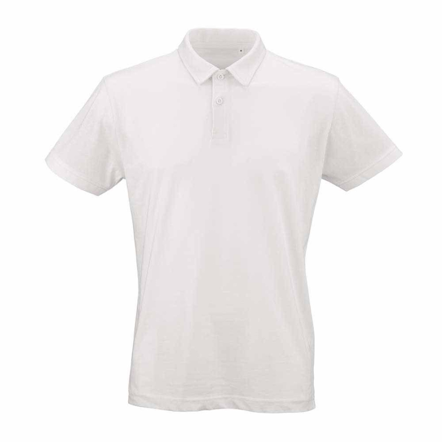 Ipanema pikétröja med kort ärm i jersey. 100 % eko bomull. 160g/m²: Främre vänster sida