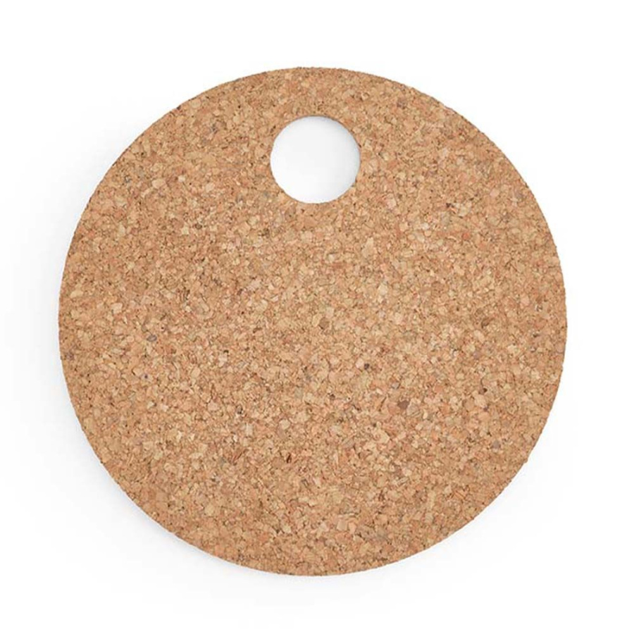 Escher round cork trivet. Made in Portugal: Front