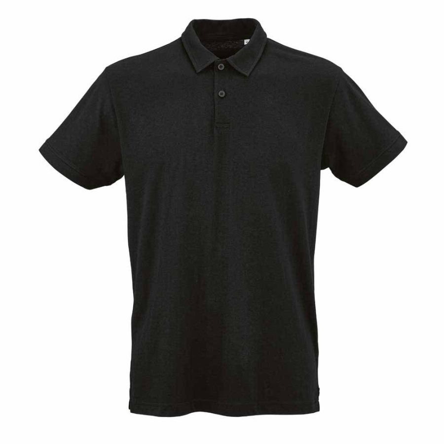 Ipanema pikétröja med kort ärm i jersey. 100 % eko bomull. 160g/m²: Främre vänster sida