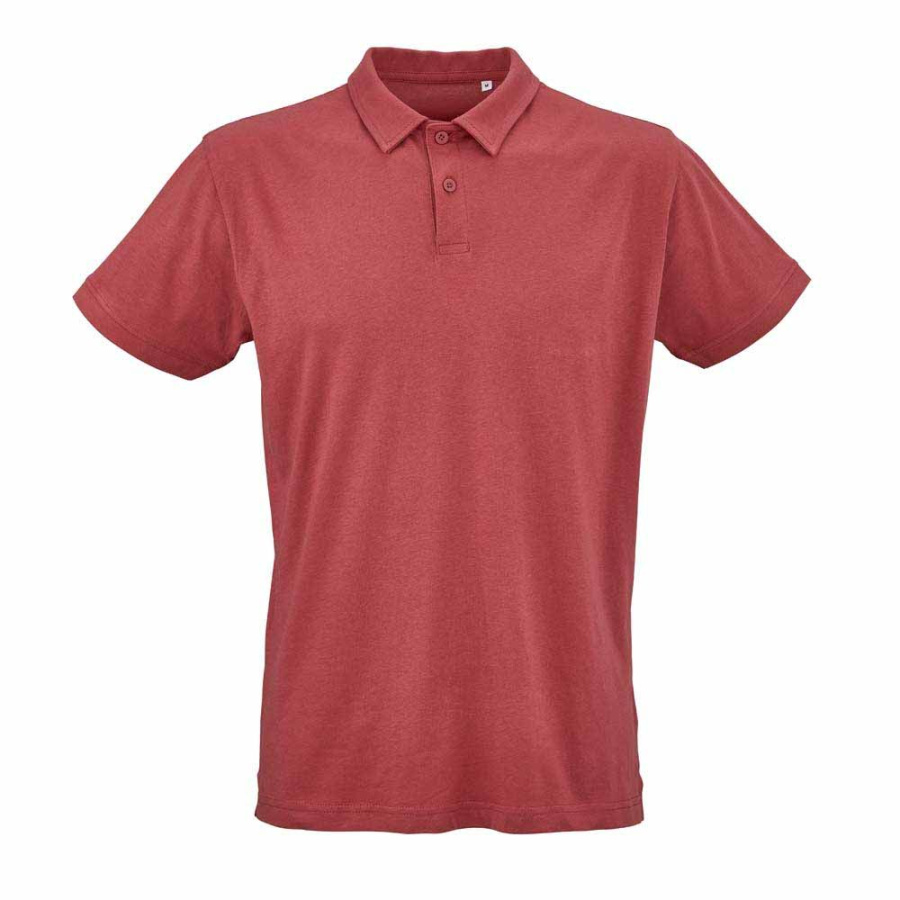 Ipanema pikétröja med kort ärm i jersey. 100 % eko bomull. 160g/m²: Främre vänster sida