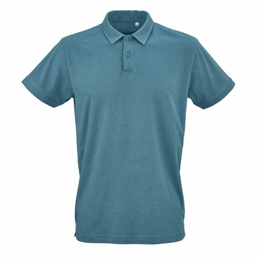 Ipanema pikétröja med kort ärm i jersey. 100 % eko bomull. 160g/m²: Främre vänster sida