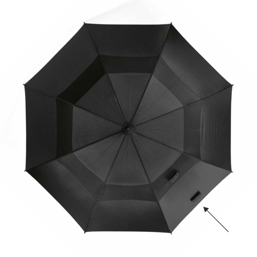 Jagger Golf Umbrella rPET. 30" Storm-proof and Automatic Opening: Panel 1
