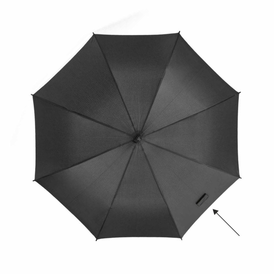 Lennon Regenschirm aus rPET, 23", sturmfest, automatische Öffnung: Tafel 1