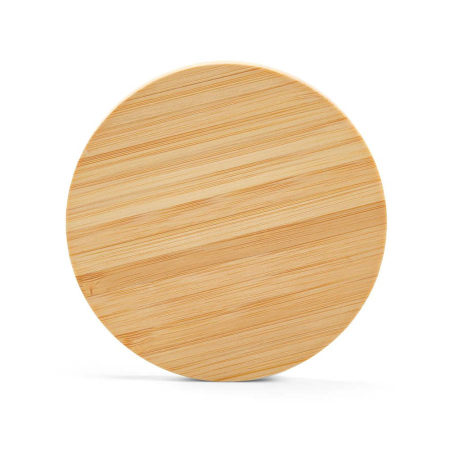 Kepler bezvadu lādētājs Bamboo 15W. USB-C ports: Augšā