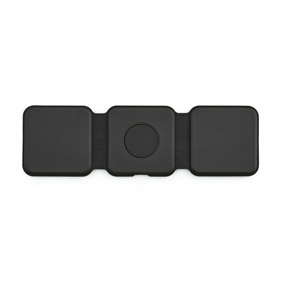 Беспроводное быстрое зарядное устройство Planck 3-в-1, rABS, 15 Вт, порт USB-C.: Передняя часть 1