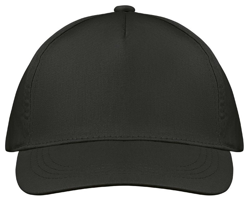 Casquette à cinq panneaux BUZZ: Emplacement du logo — face avant — sérigraphie