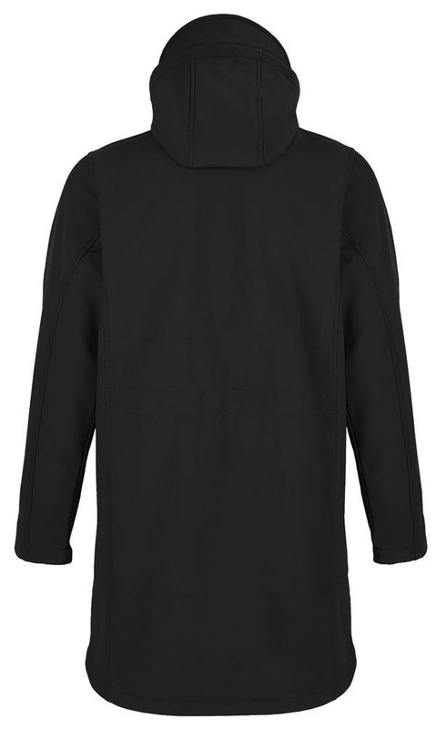Męska długa kurtka softshell ACHILLE: TYŁ