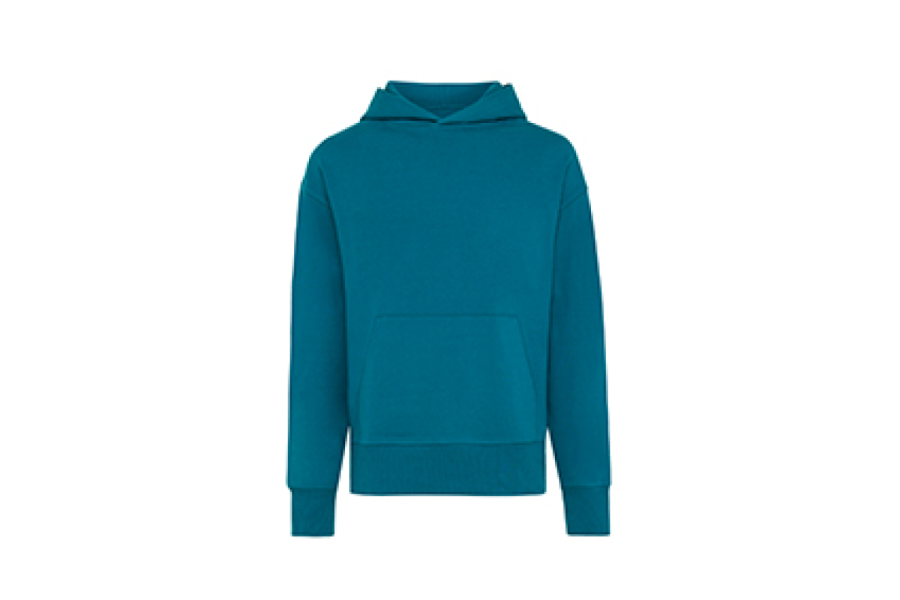 Sweat à capuche décontracté Iqoniq Yoho en coton recyclé: Poitrine gauche