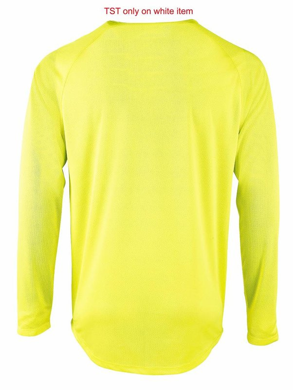 SPORTY Herren-Langarm-Sportshirt: ZURÜCK