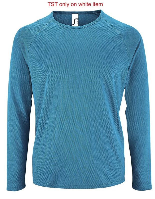SPORTY Herren-Langarm-Sportshirt: BRUST