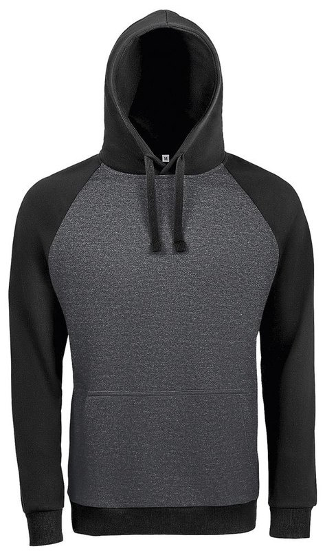 Kaksivärinen SEATTLE-huppari, unisex, 280 g/m²: RINTA