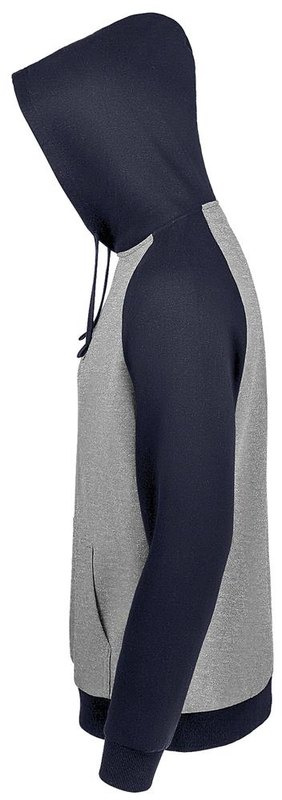 Kaksivärinen SEATTLE-huppari, unisex, 280 g/m²: VASEN KÄSI