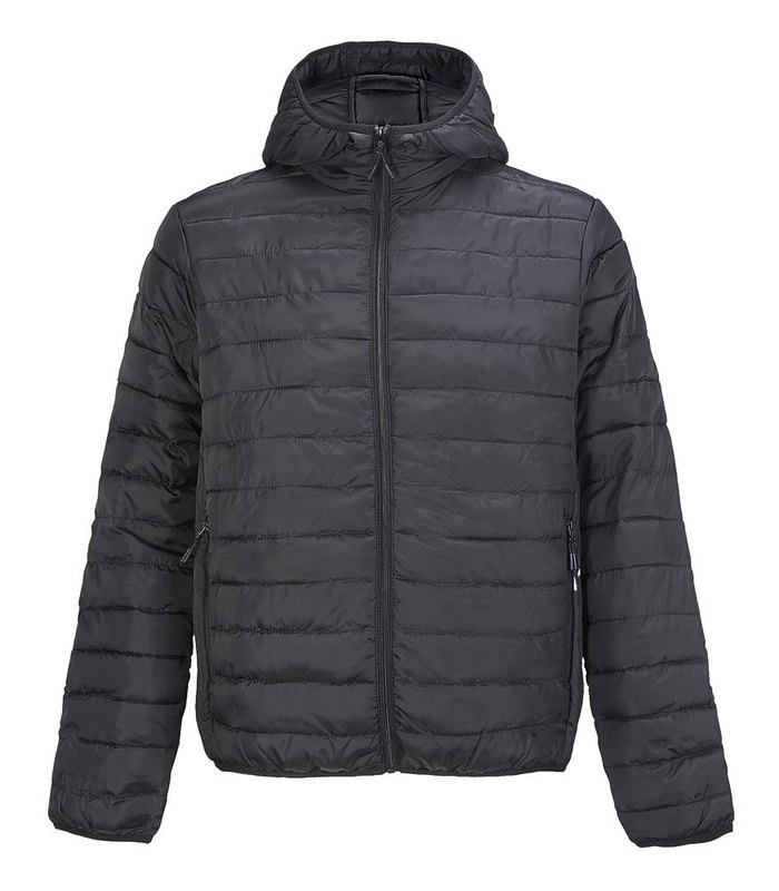 STREAM parkas med huva för herr: BRÖST HÖGER