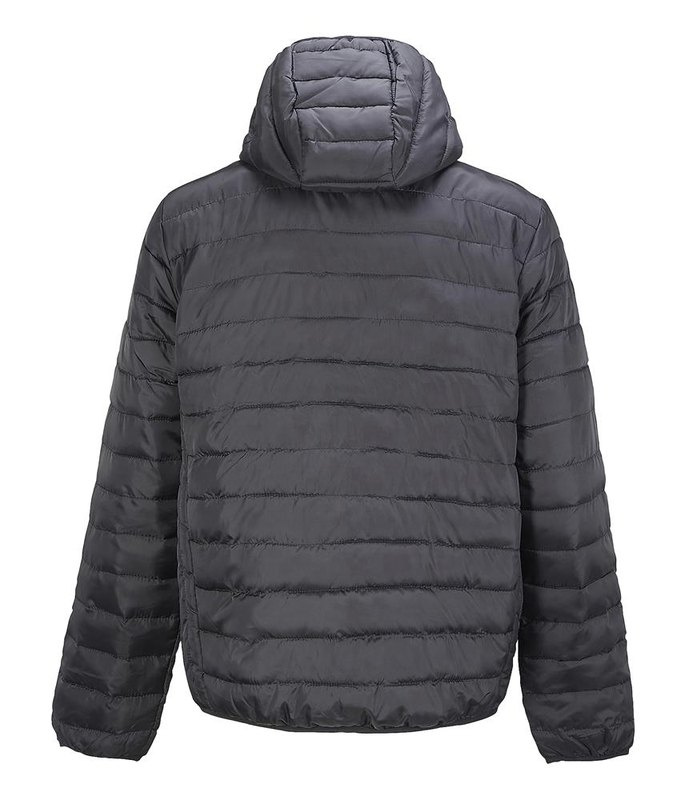 STREAM parkas med huva för herr: TILLBAKA