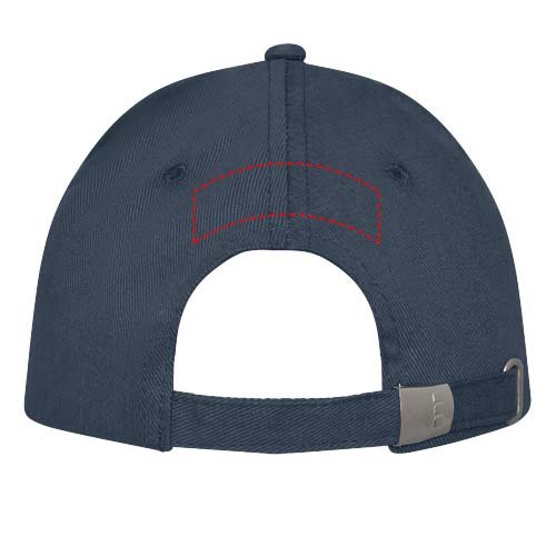 Casquette à 5 panneaux Doyle: Face arrière · Broderie — variante « fixed »