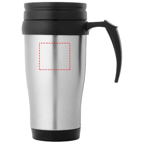 Sanibel – mug isotherme 400 ml: Face avant · Tampographie