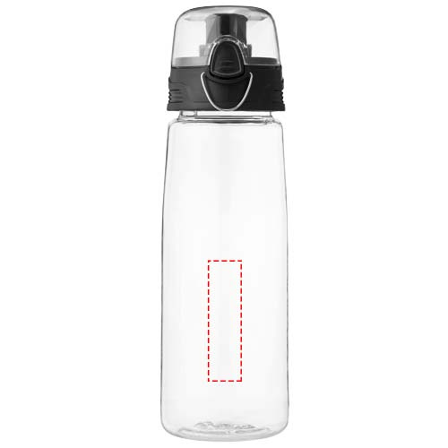 Capri 700 ml sporta pudele: Front · Padprint