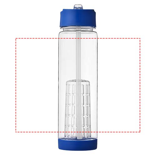Gourde de sport Tutti-frutti 740 ml en Tritan™ avec infuseur: Marquage circulaire · Impression numérique à 360°
