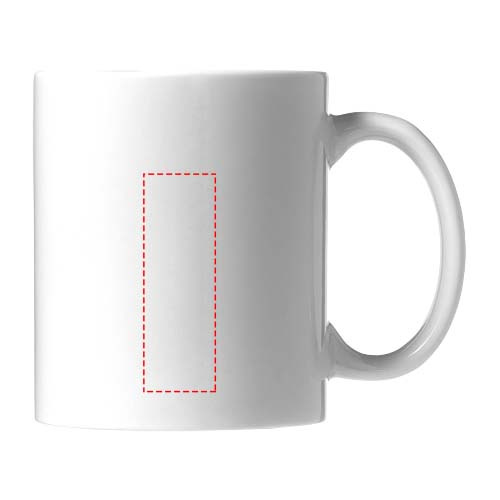 Bahia – mug en céramique 330 ml: Face avant · Gravure laser