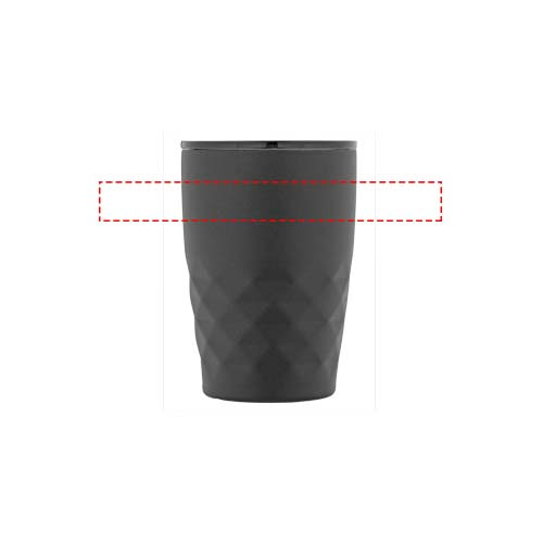 Geo – mug isotherme 350 ml: Tout autour · Sérigraphie circulaire
