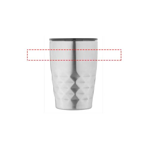 Geo – mug isotherme 350 ml: Tout autour · Sérigraphie circulaire